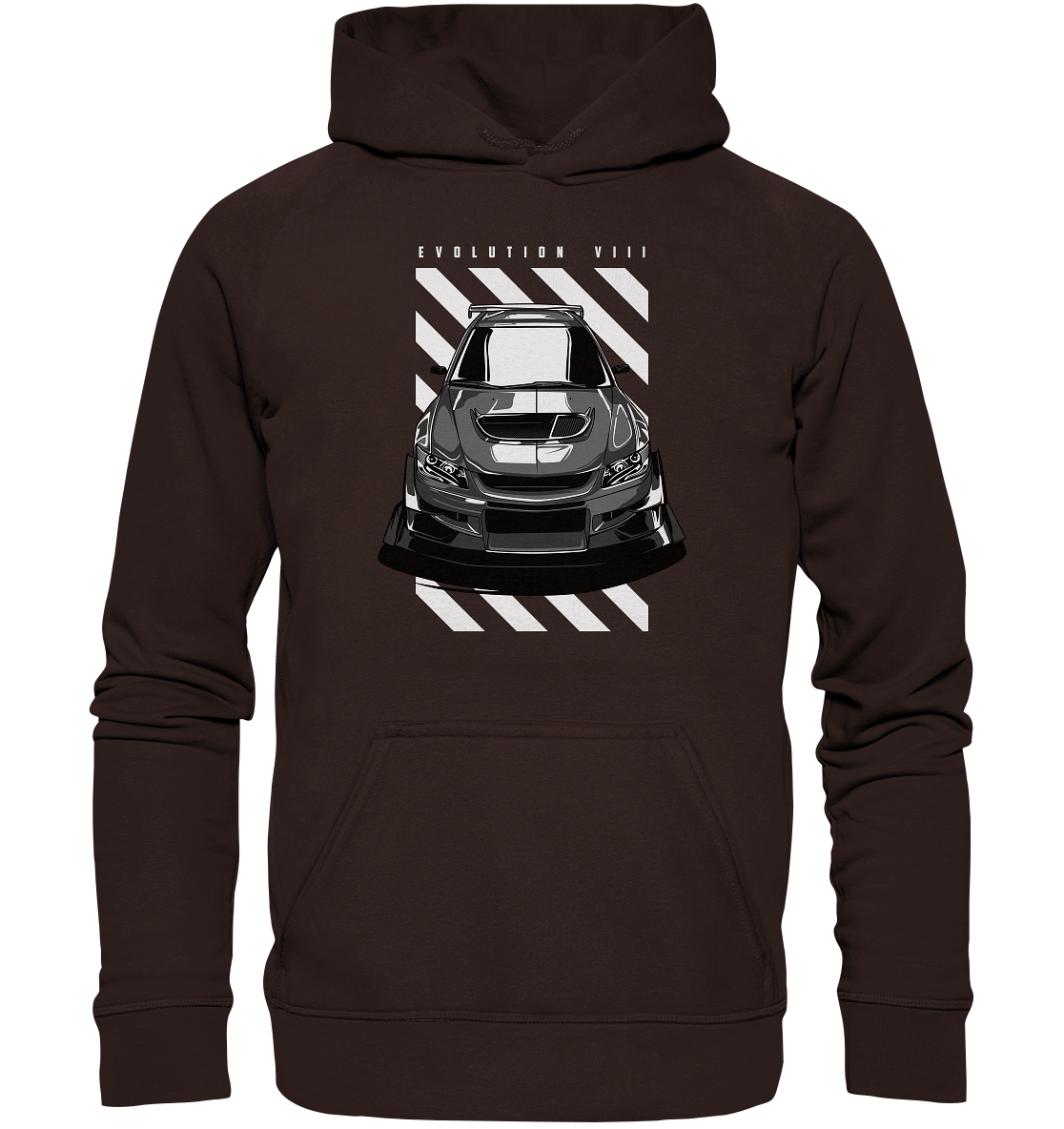 Lancer Evo 8 Front - Basic Unisex Hoodie - MotoMerch.de