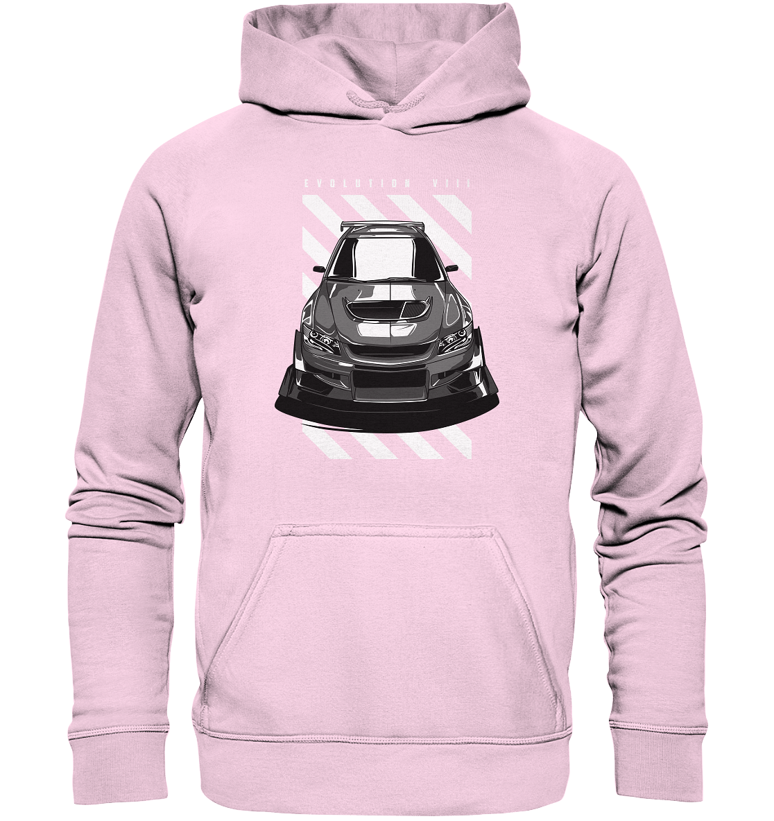 Lancer Evo 8 Front - Basic Unisex Hoodie - MotoMerch.de