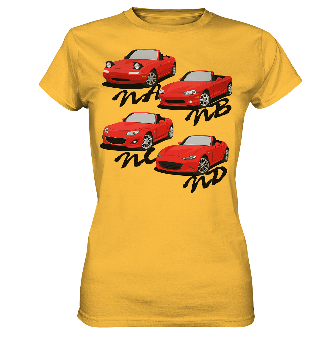 Mazda Miata Family - Ladies Premium Shirt - MotoMerch.de