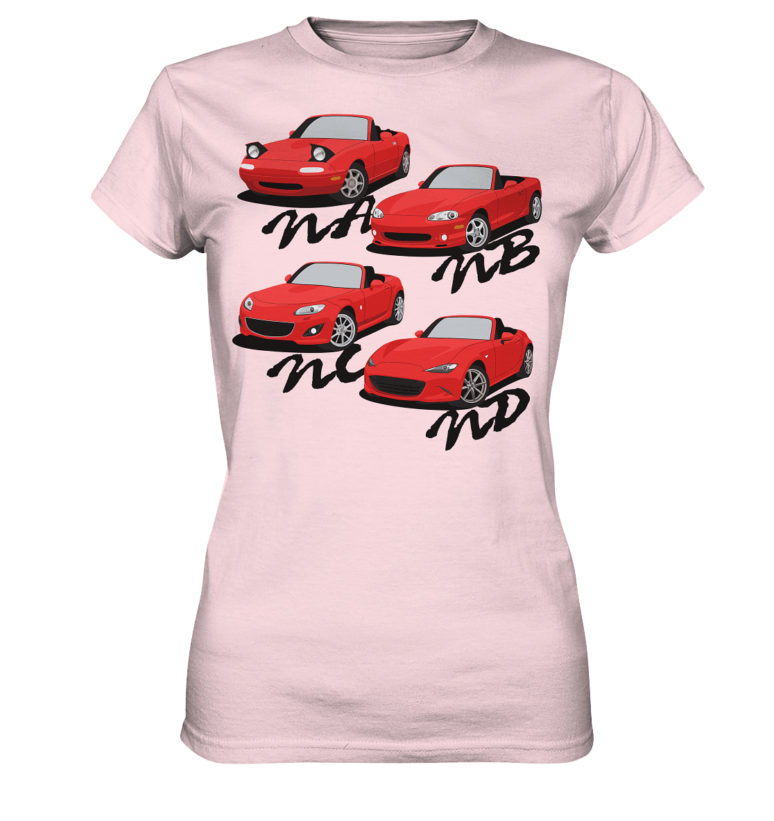 Mazda Miata Family - Ladies Premium Shirt - MotoMerch.de