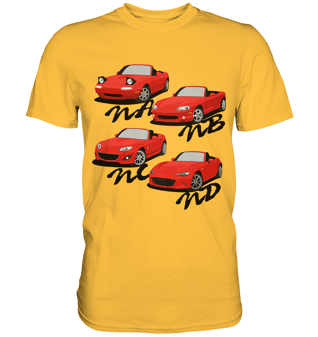 Mazda Miata Family - Premium Shirt - MotoMerch.de