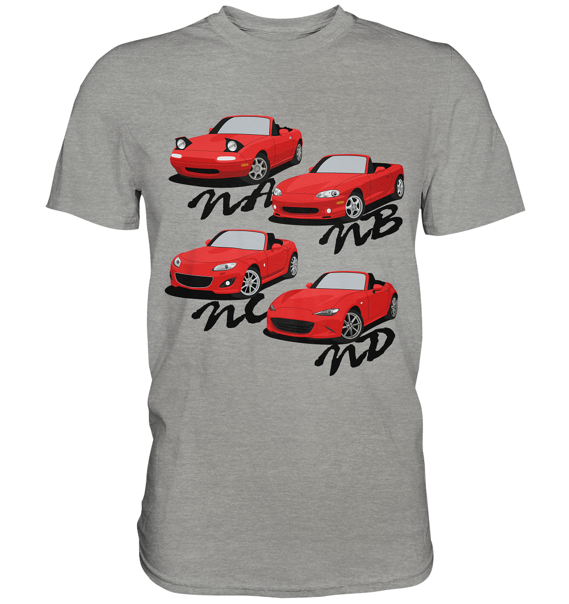 Mazda Miata Family - Premium Shirt - MotoMerch.de