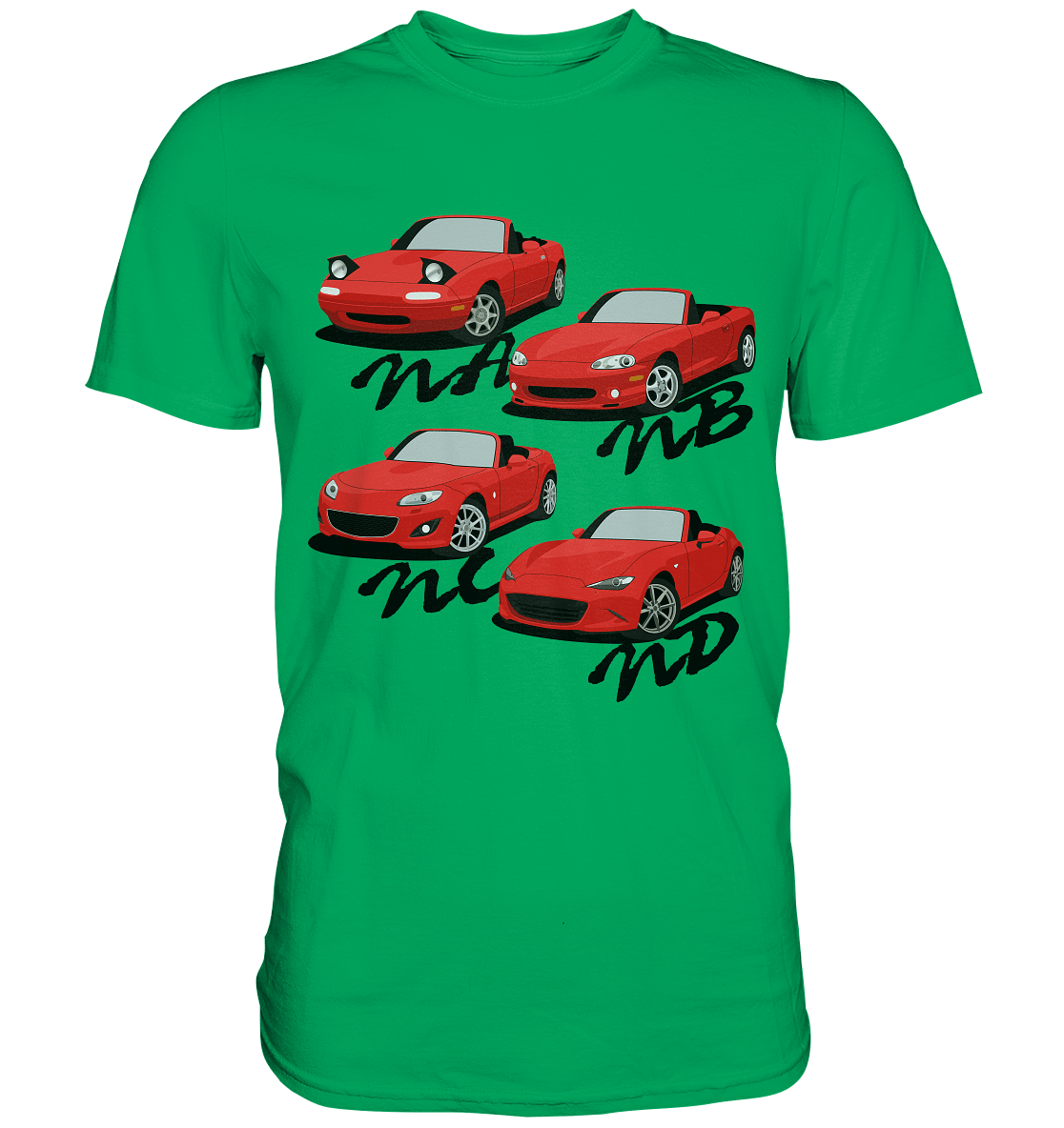 Mazda Miata Family - Premium Shirt - MotoMerch.de