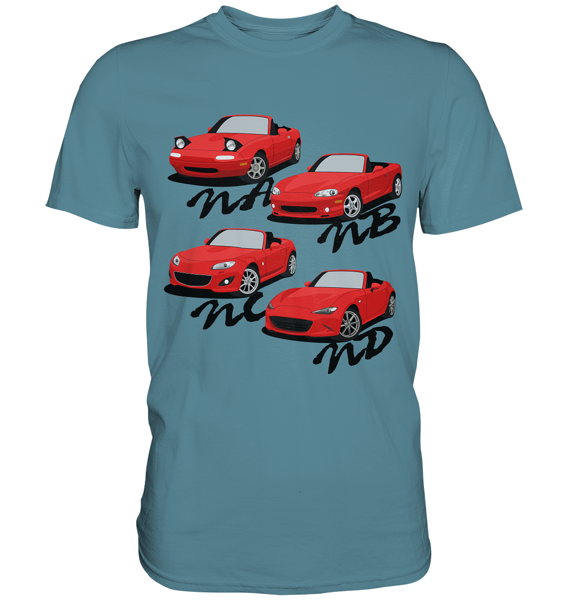 Mazda Miata Family - Premium Shirt - MotoMerch.de