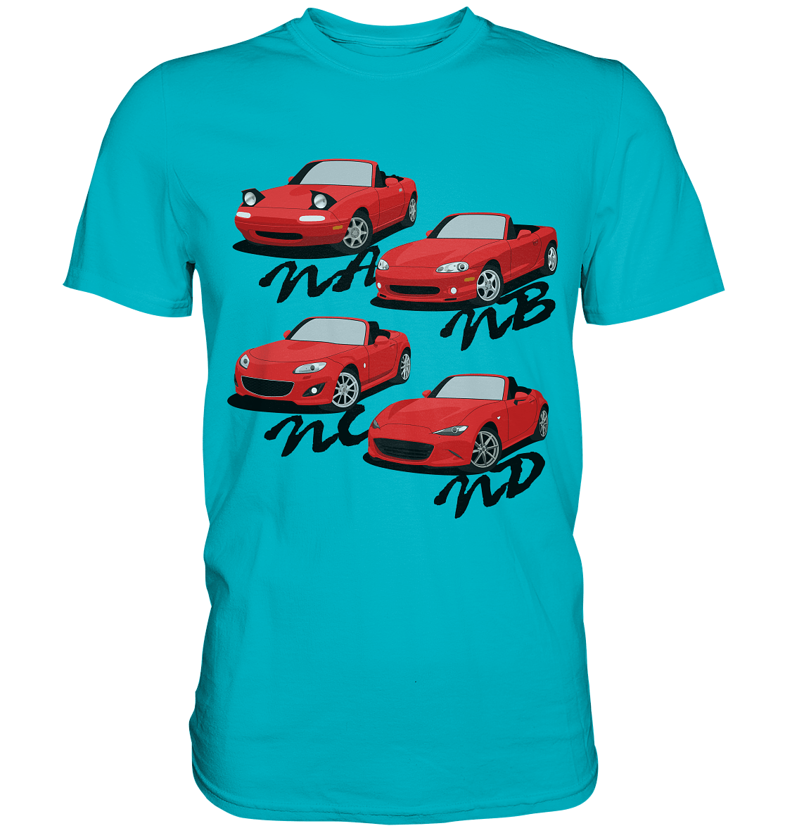 Mazda Miata Family - Premium Shirt - MotoMerch.de