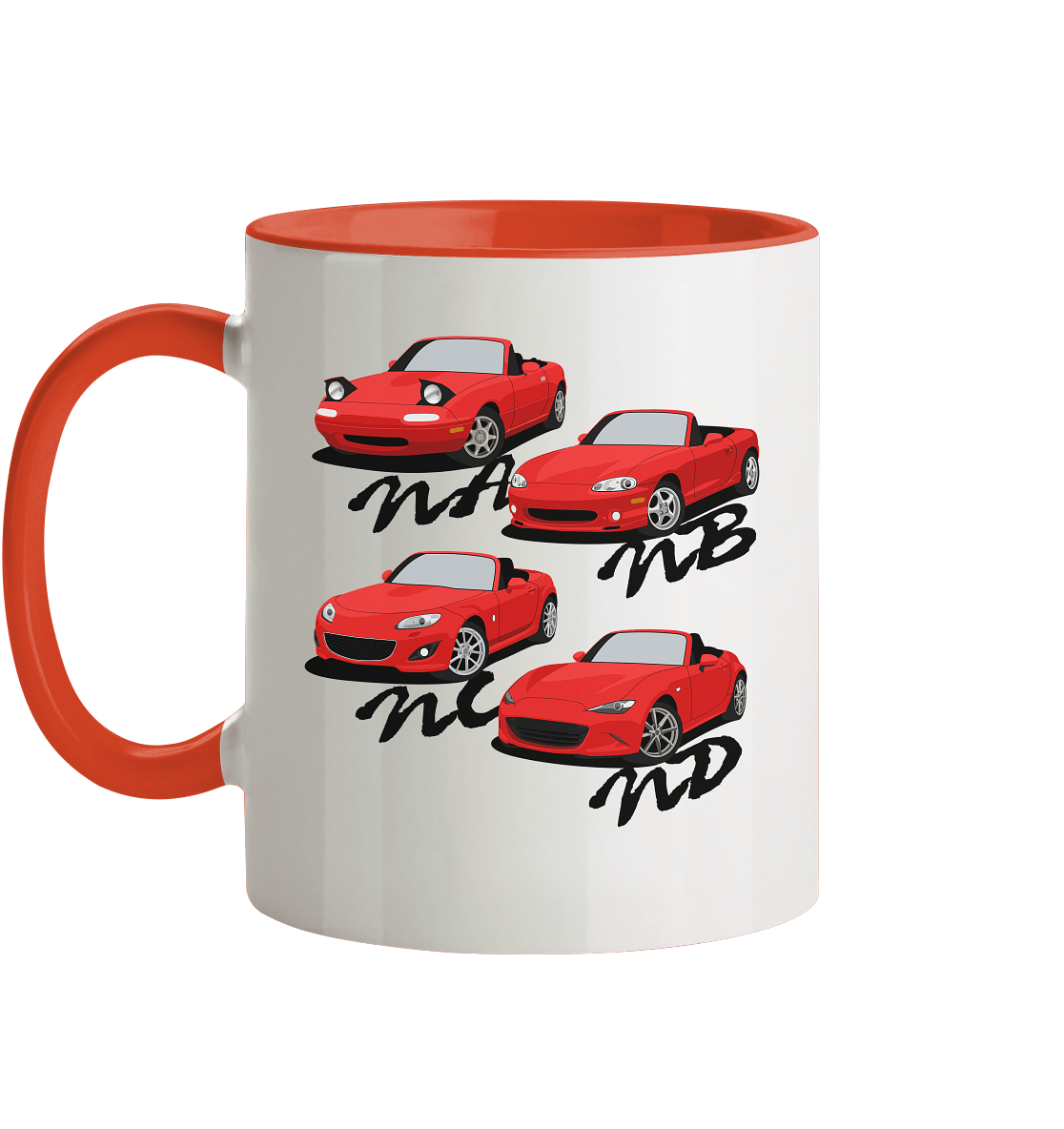 Mazda Miata Family - Tasse zweifarbig - MotoMerch.de