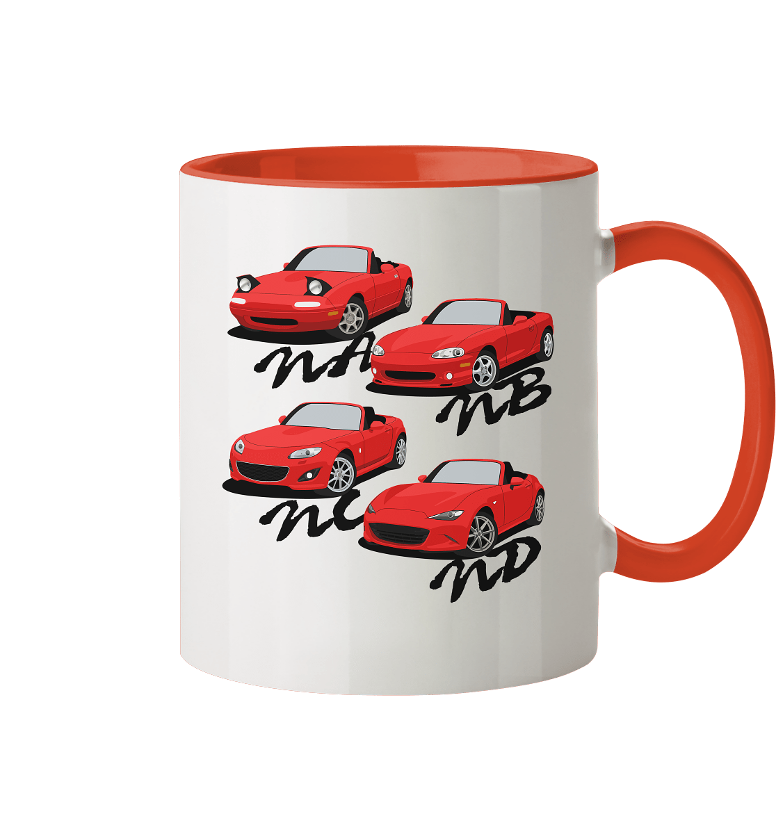 Mazda Miata Family - Tasse zweifarbig - MotoMerch.de