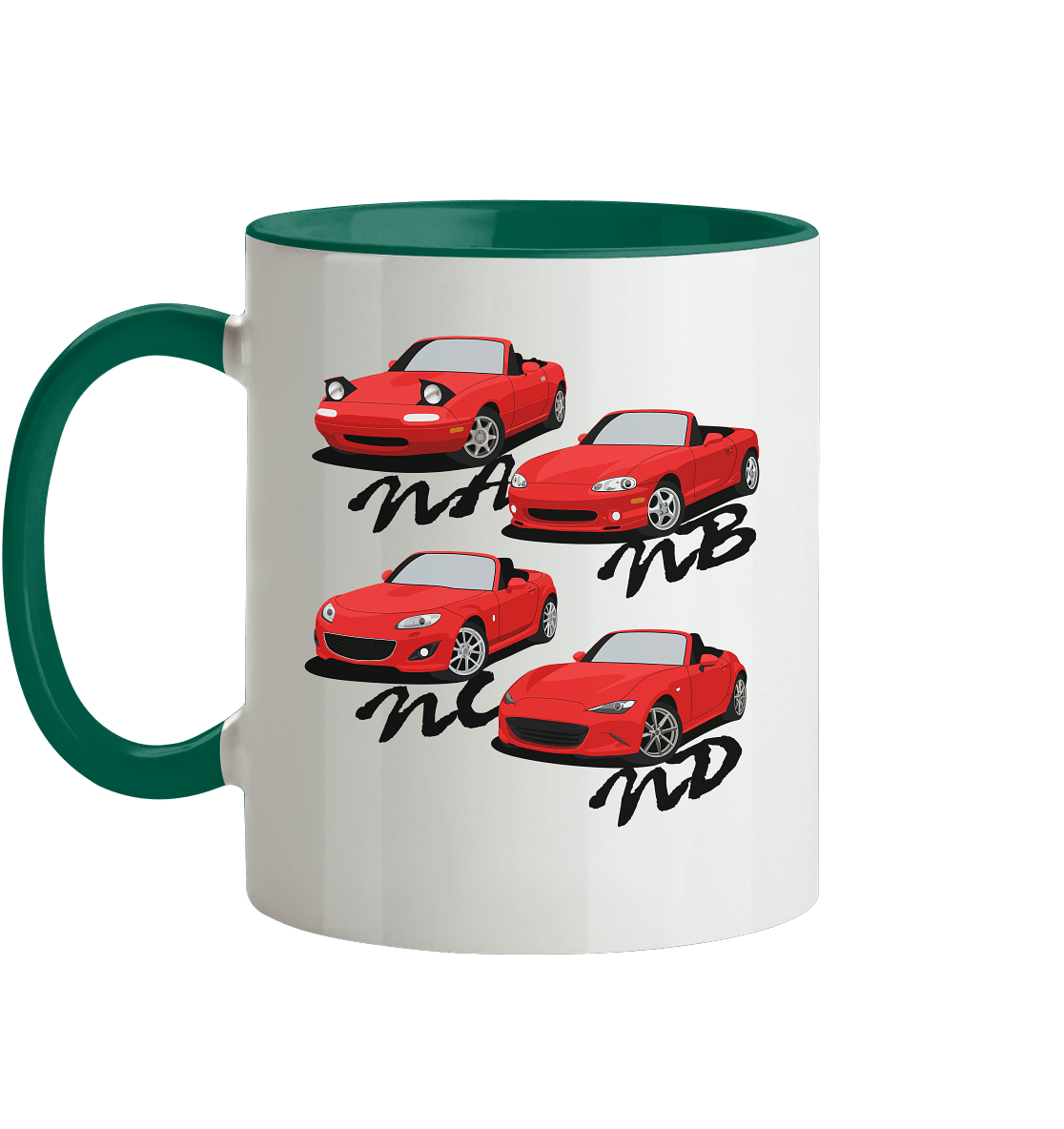 Mazda Miata Family - Tasse zweifarbig - MotoMerch.de