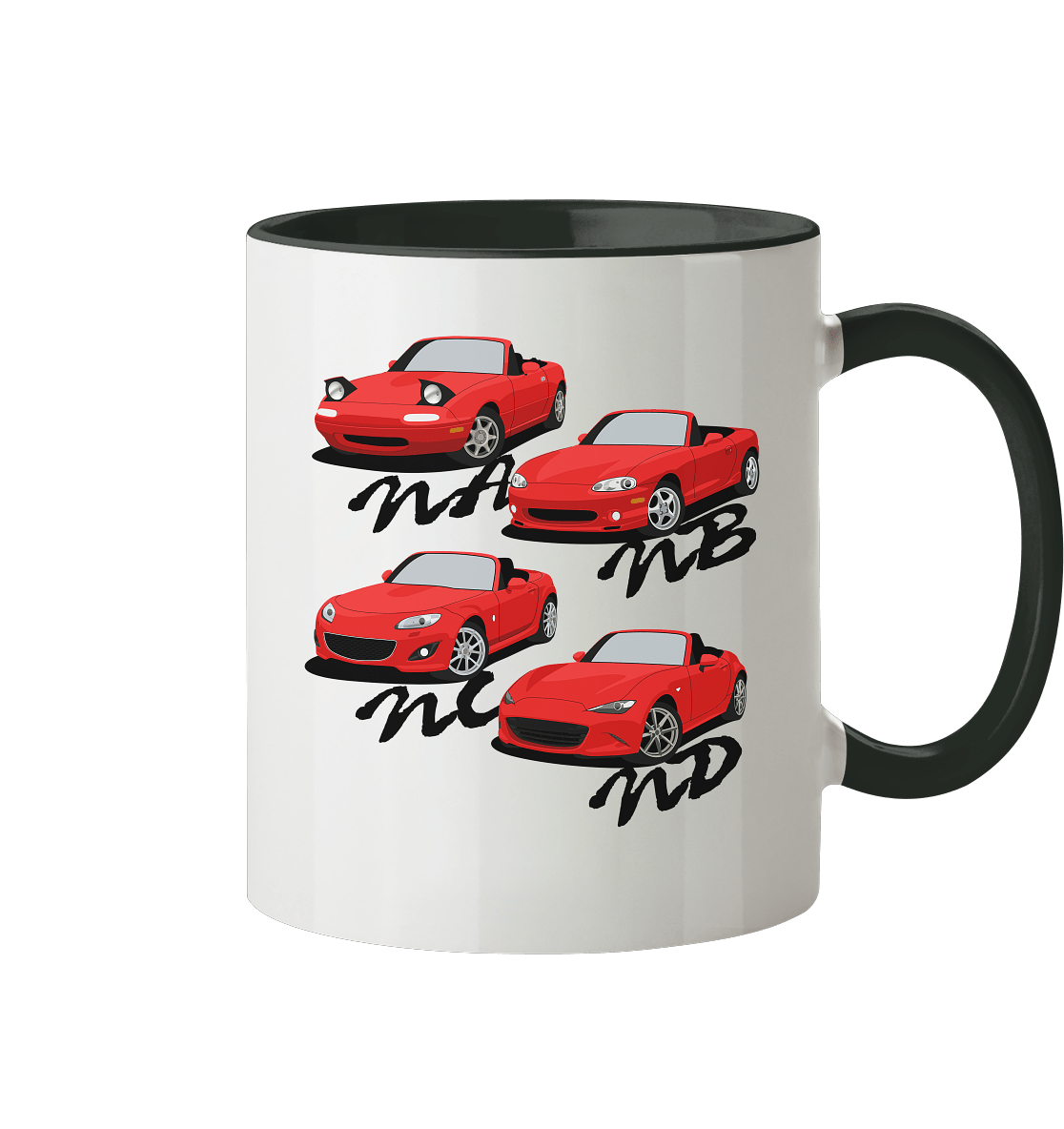 Mazda Miata Family - Tasse zweifarbig - MotoMerch.de