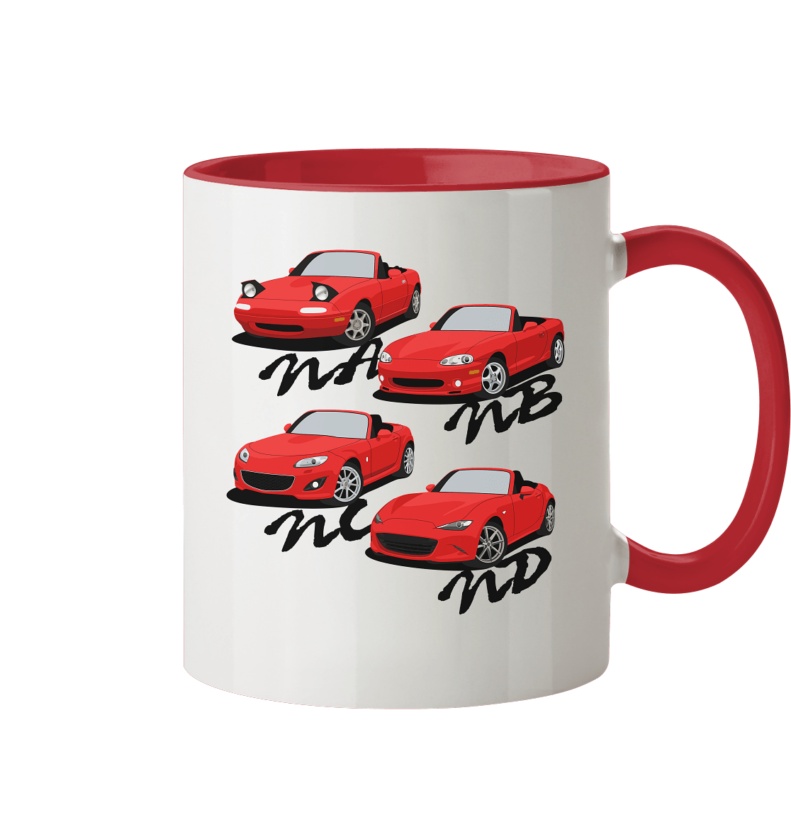 Mazda Miata Family - Tasse zweifarbig - MotoMerch.de