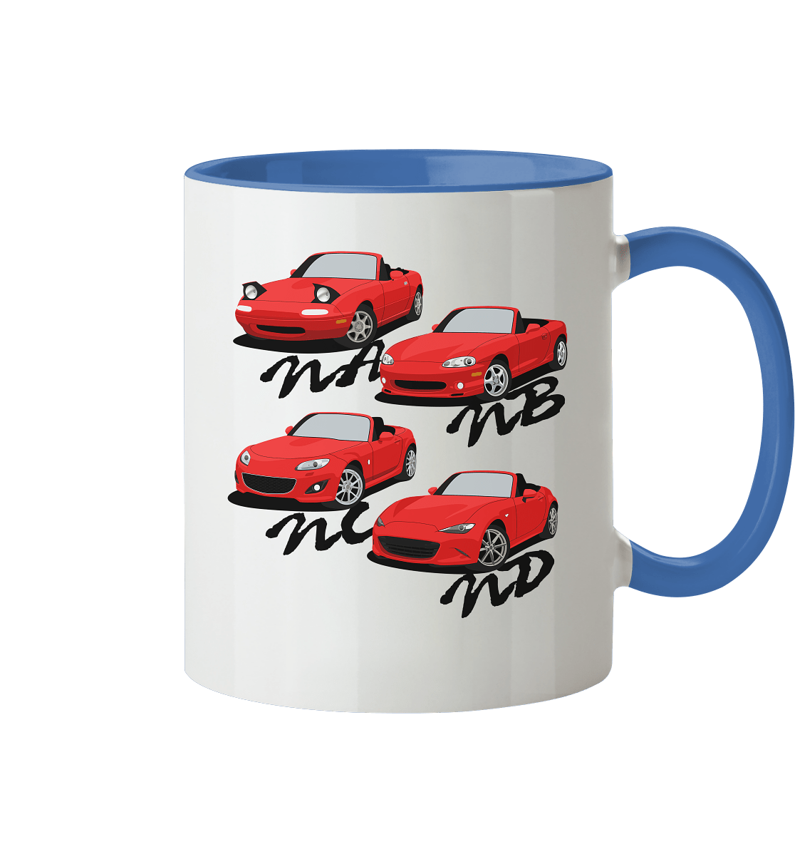 Mazda Miata Family - Tasse zweifarbig - MotoMerch.de