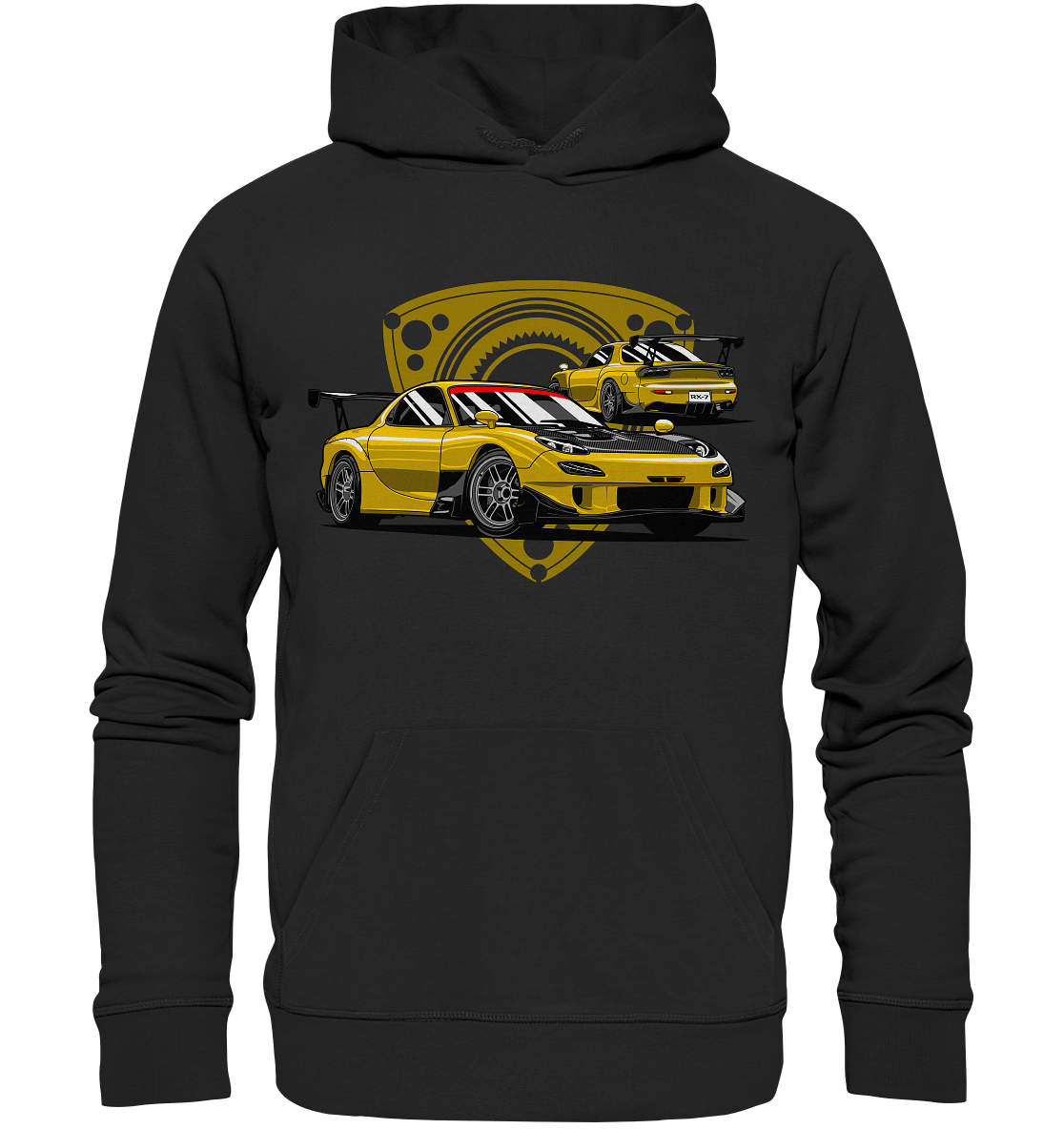 Mazda RX-7 modified - Premium Unisex Hoodie - MotoMerch.de