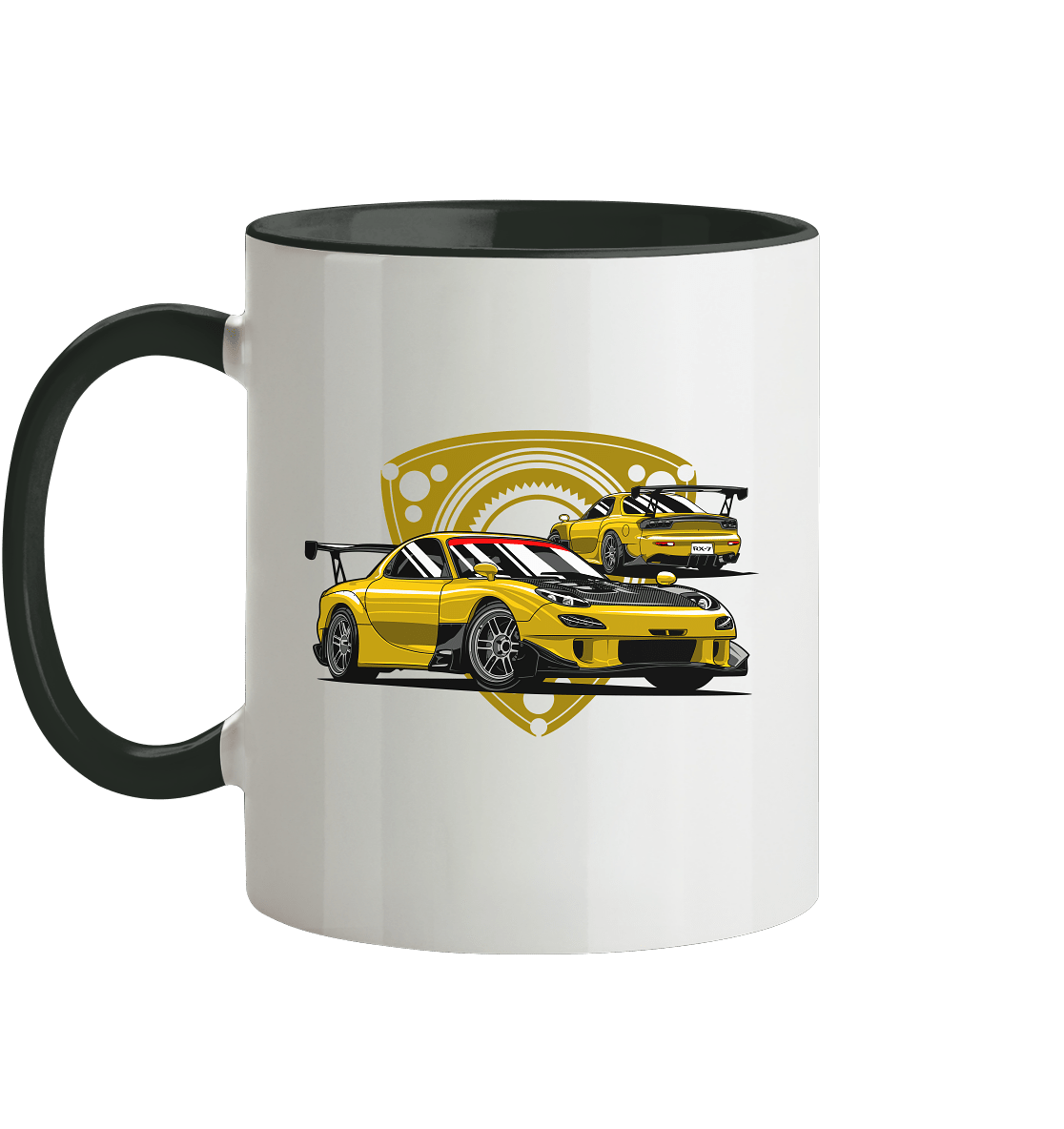 Mazda RX-7 modified - Tasse zweifarbig - MotoMerch.de