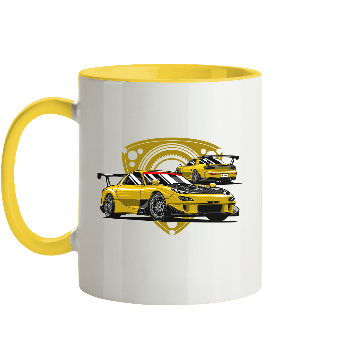 Mazda RX-7 modified - Tasse zweifarbig - MotoMerch.de