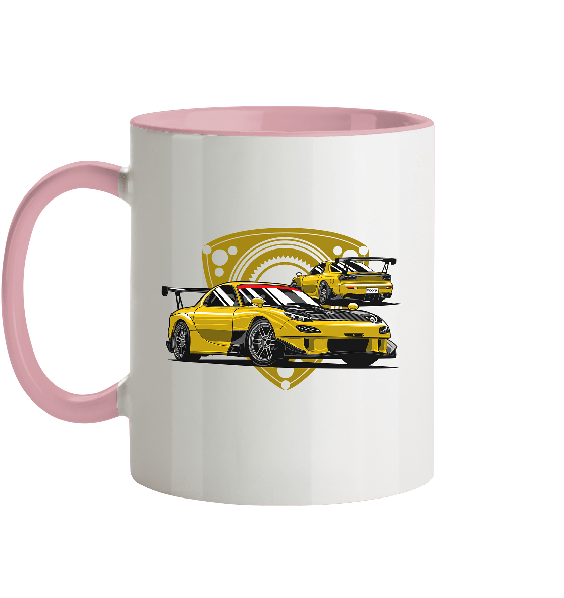 Mazda RX-7 modified - Tasse zweifarbig - MotoMerch.de