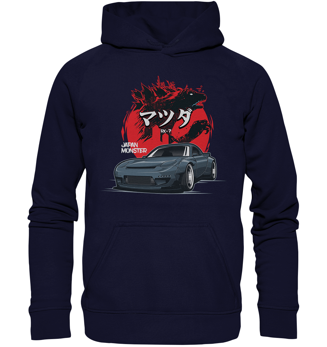 Mazda RX7 FD Widebody - Basic Unisex Hoodie XL - MotoMerch.de