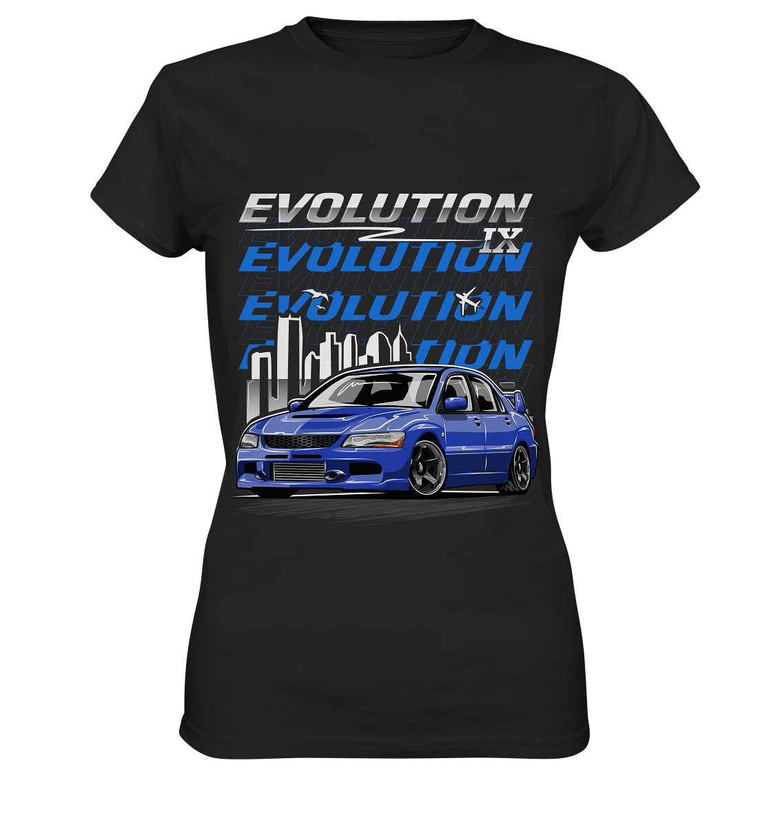Mitsubishi Lancer Evolution IX - Ladies Premium Shirt - MotoMerch.de