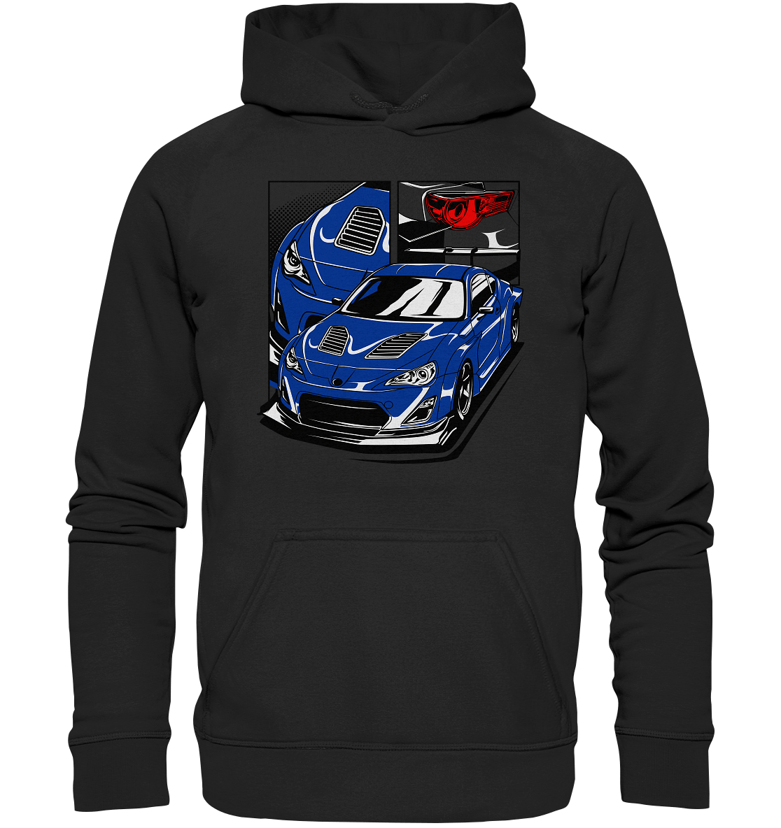 modified Toyota GT86 - Basic Unisex Hoodie - MotoMerch.de