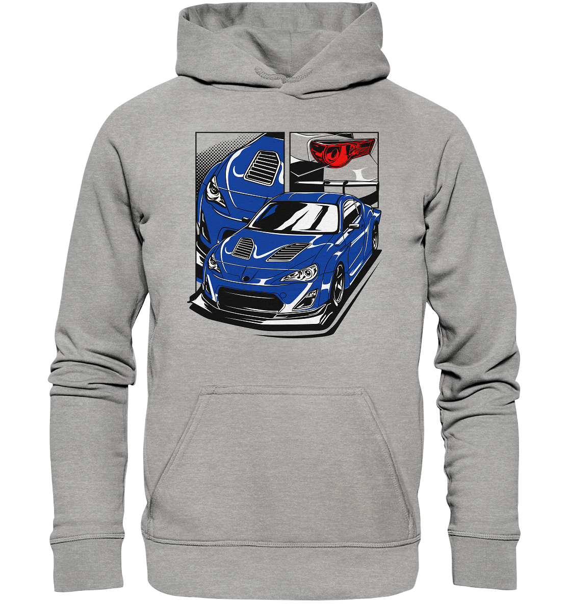 modified Toyota GT86 - Basic Unisex Hoodie - MotoMerch.de