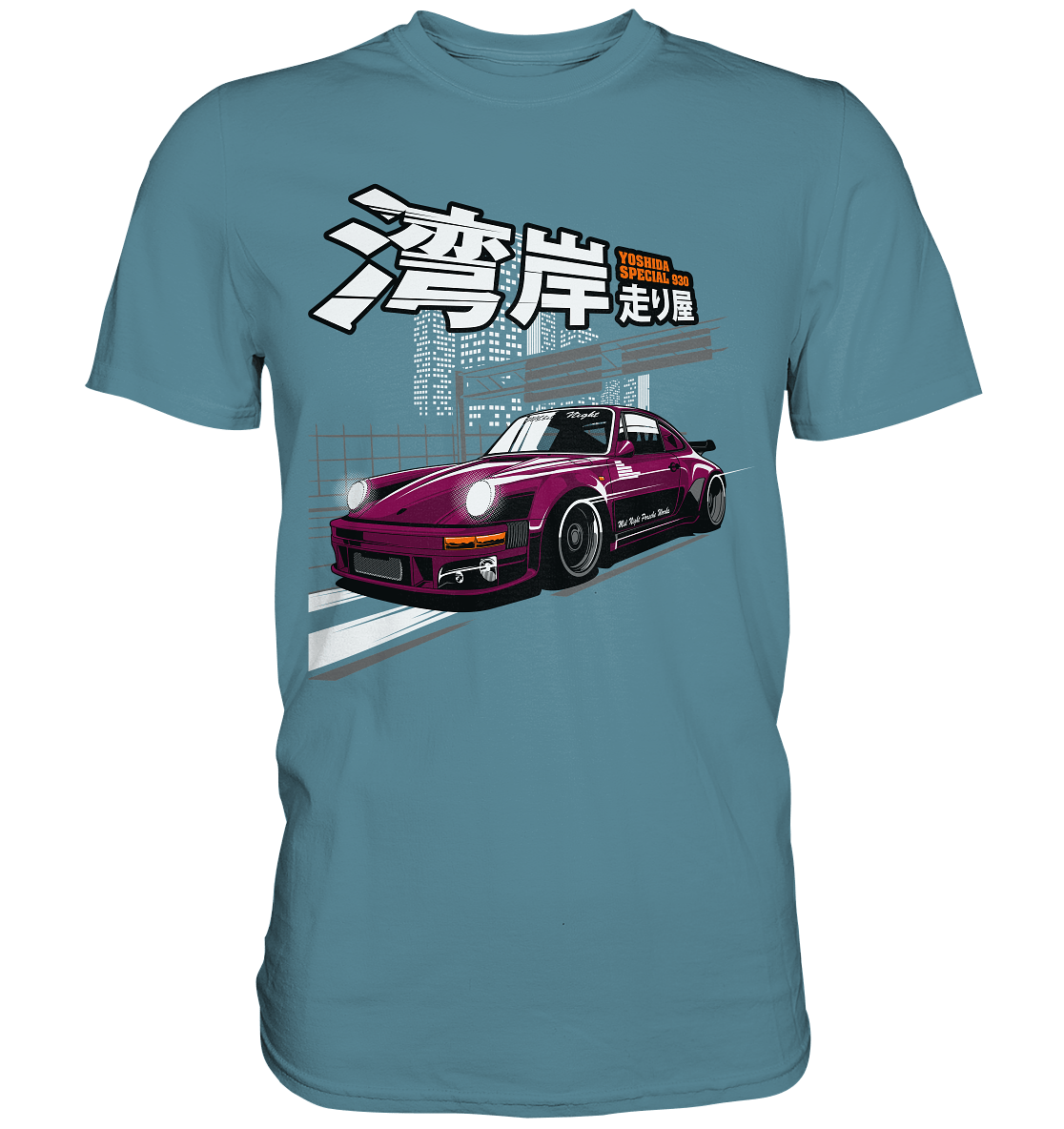 MPW Mid Night Porsche 930 - Premium Shirt - MotoMerch.de