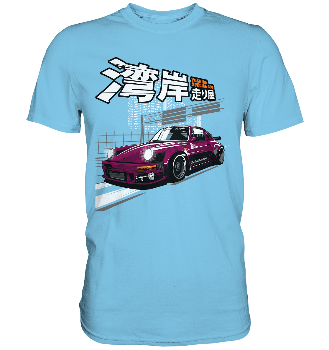 MPW Mid Night Porsche 930 - Premium Shirt - MotoMerch.de