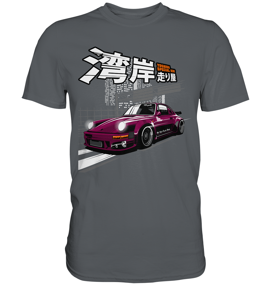 MPW Mid Night Porsche 930 - Premium Shirt - MotoMerch.de