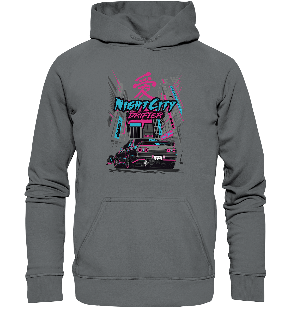 NightCity Skyline R32 - Basic Unisex Hoodie - MotoMerch.de