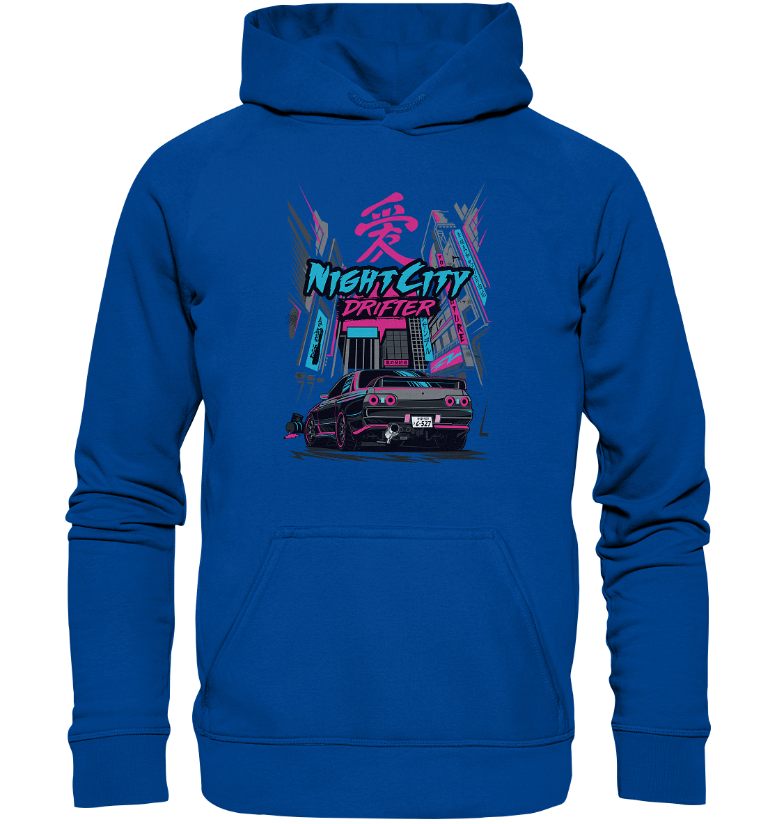 NightCity Skyline R32 - Basic Unisex Hoodie - MotoMerch.de