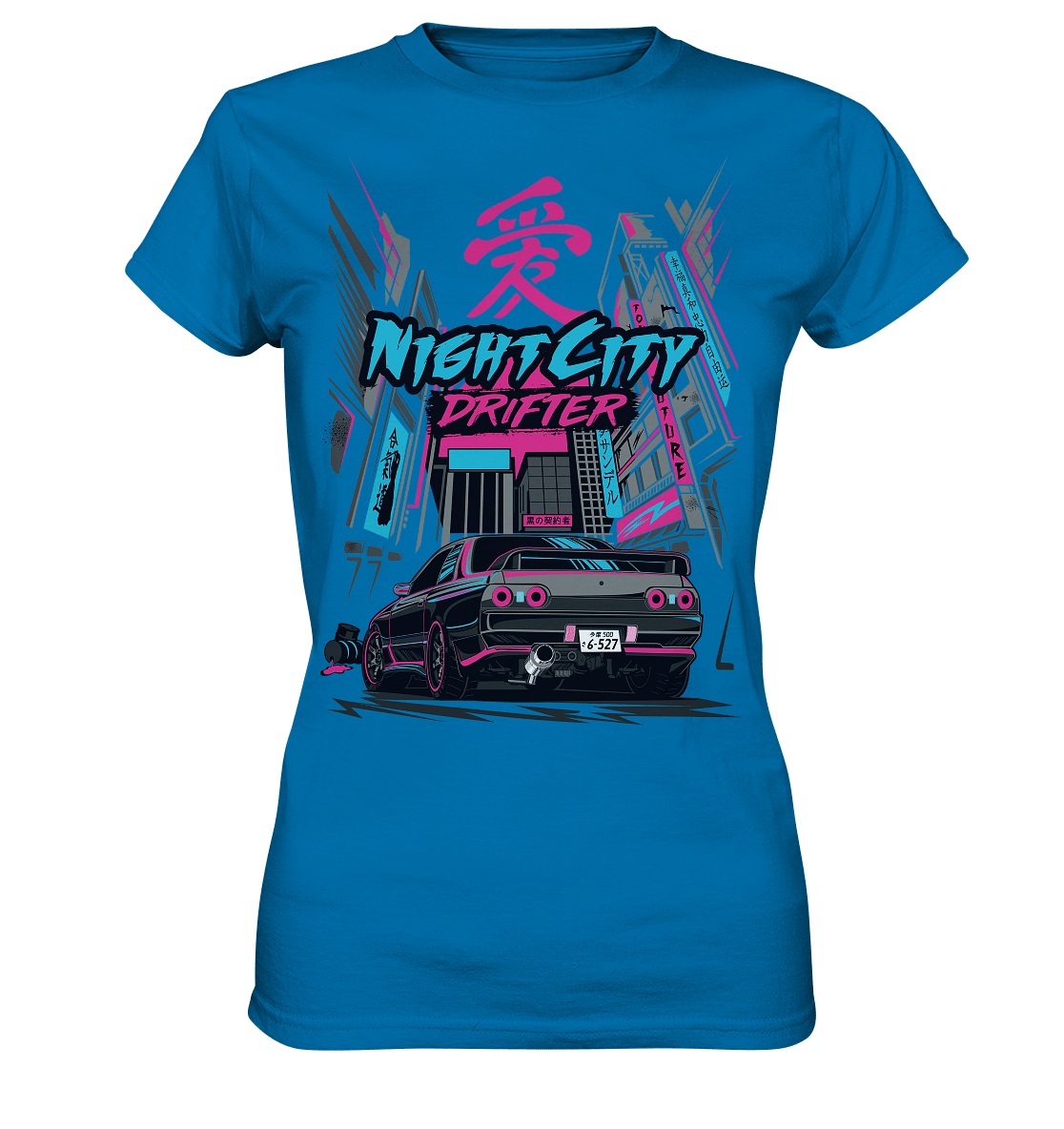 NightCity Skyline R32 - Ladies Premium Shirt - MotoMerch.de