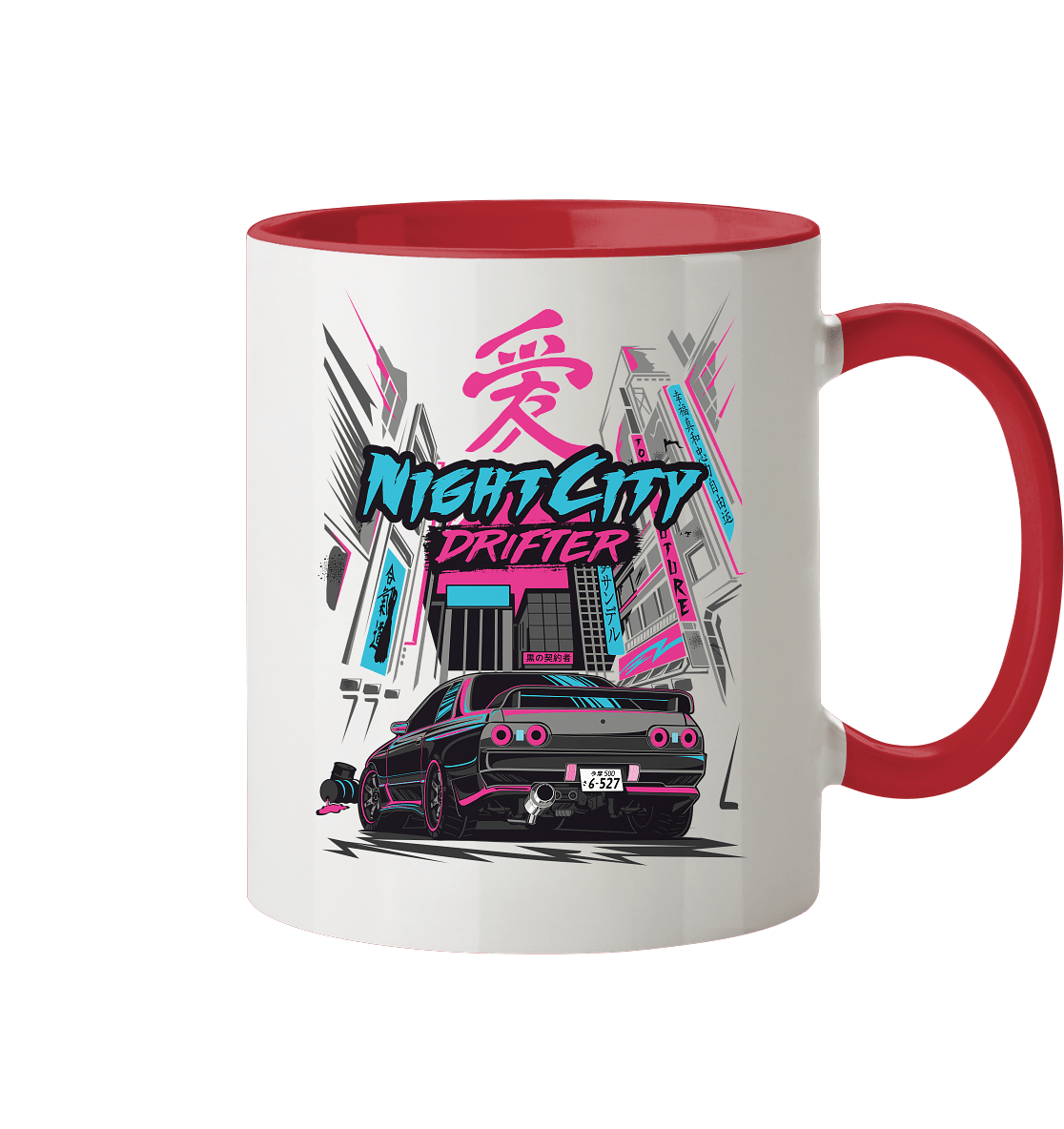 NightCity Skyline R32 - Tasse zweifarbig - MotoMerch.de