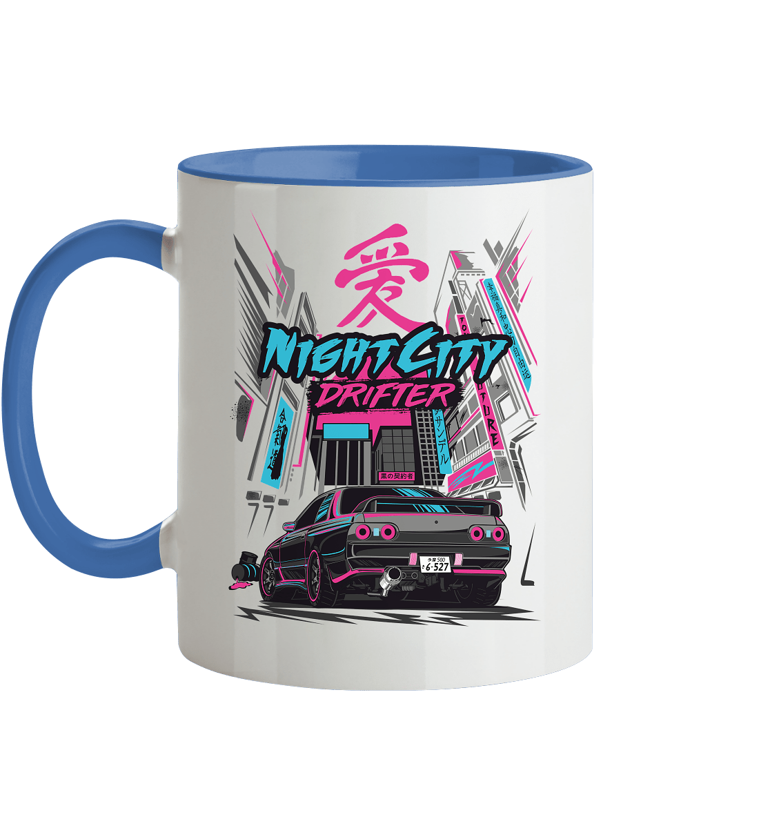 NightCity Skyline R32 - Tasse zweifarbig - MotoMerch.de