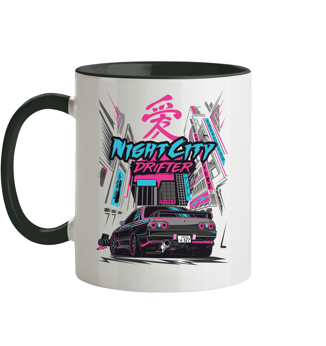 NightCity Skyline R32 - Tasse zweifarbig - MotoMerch.de