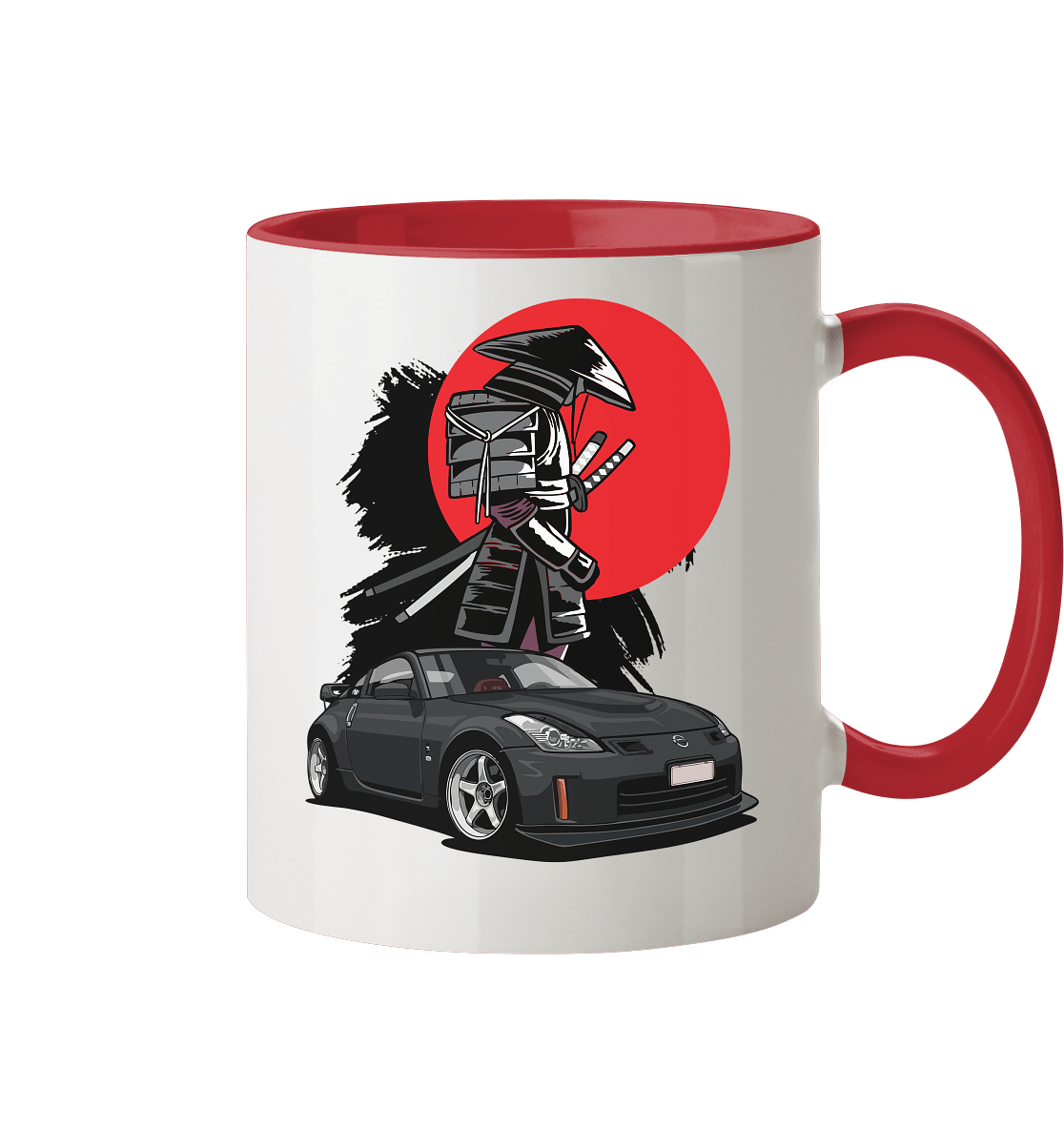 Nissan 350Z Samurai - Tasse zweifarbig - MotoMerch.de