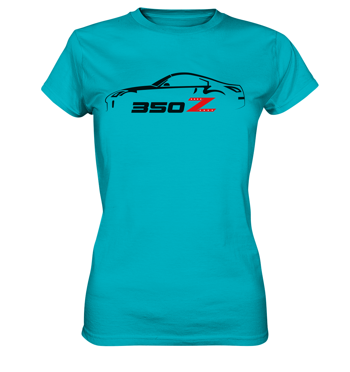 Nissan 350Z Silhouette - Ladies Premium Shirt - MotoMerch.de