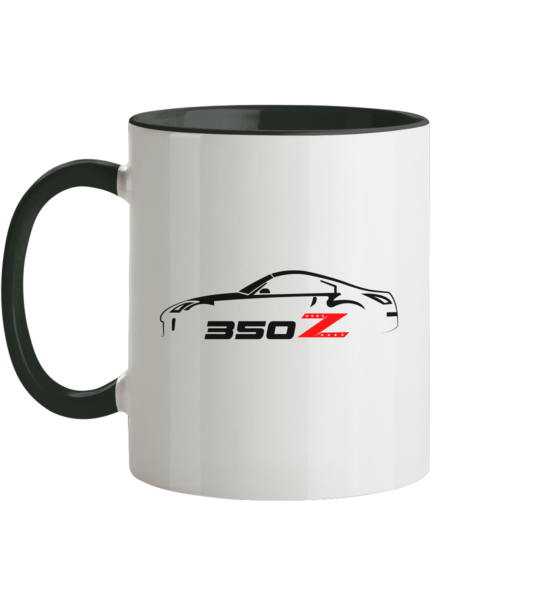 Nissan 350Z Silhouette - Tasse zweifarbig - MotoMerch.de