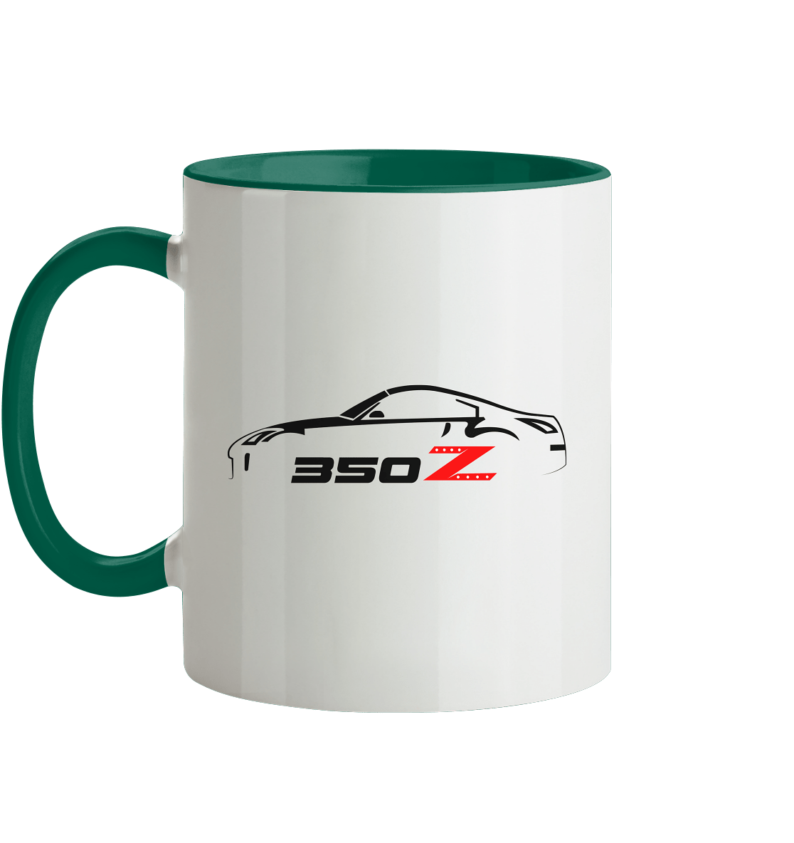 Nissan 350Z Silhouette - Tasse zweifarbig - MotoMerch.de