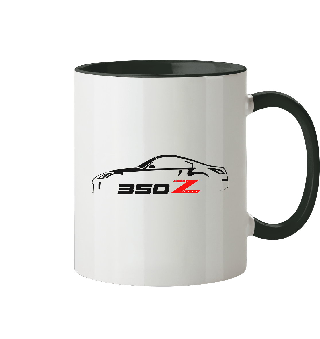 Nissan 350Z Silhouette - Tasse zweifarbig - MotoMerch.de