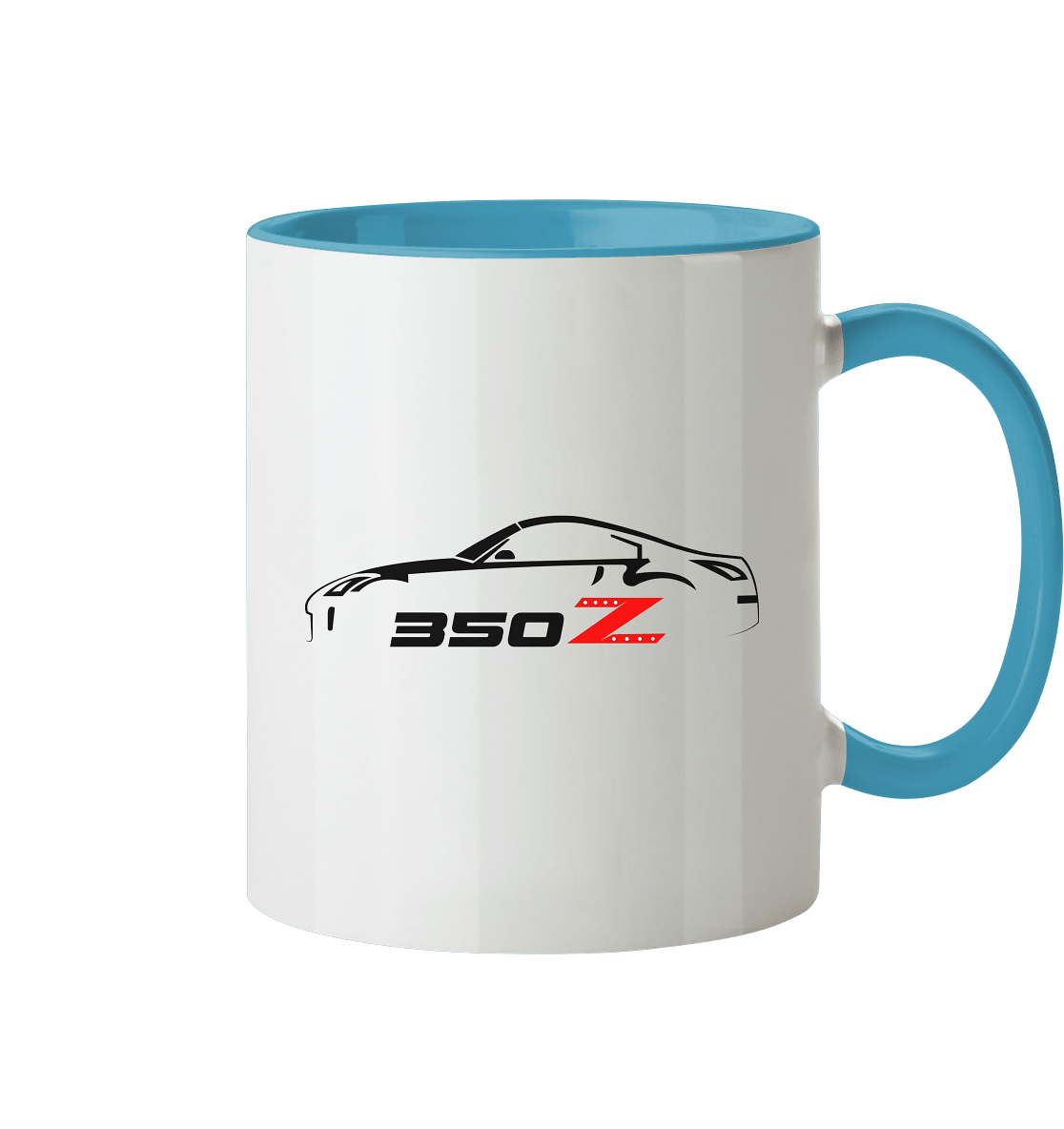 Nissan 350Z Silhouette - Tasse zweifarbig - MotoMerch.de