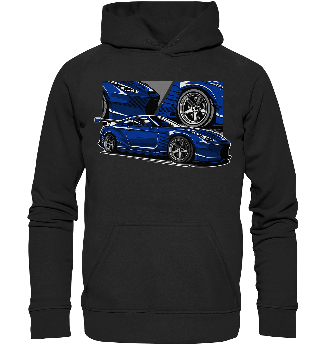 Nissan R35 GT-R Widebody - Basic Unisex Hoodie - MotoMerch.de