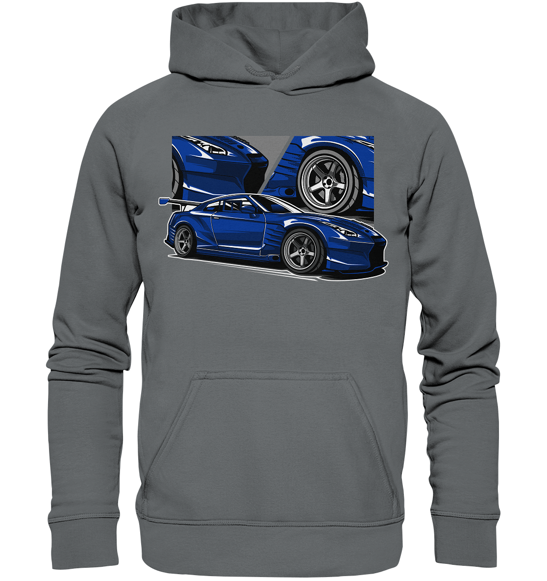 Nissan R35 GT-R Widebody - Basic Unisex Hoodie - MotoMerch.de