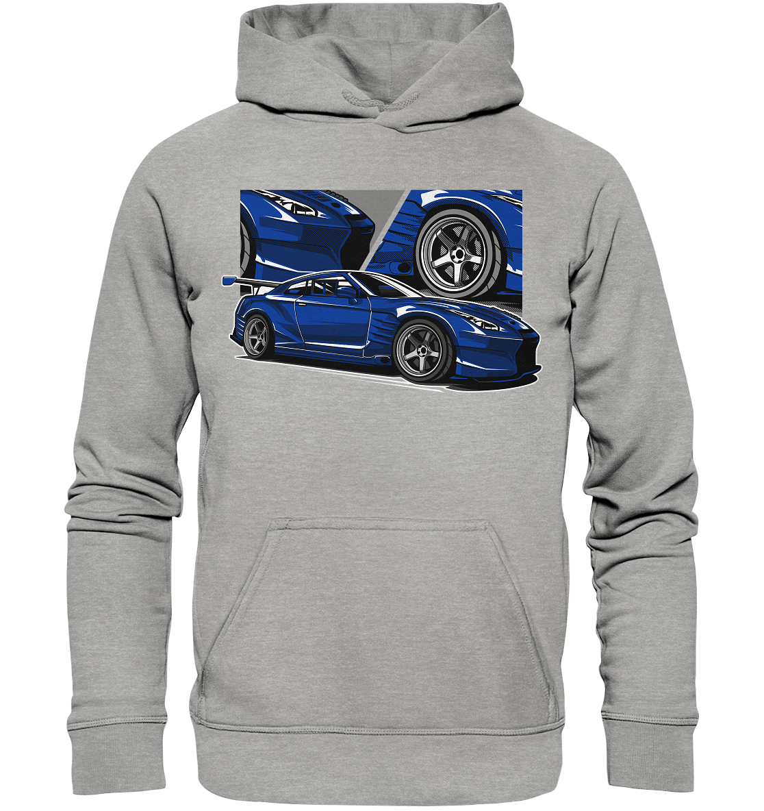 Nissan R35 GT-R Widebody - Basic Unisex Hoodie - MotoMerch.de