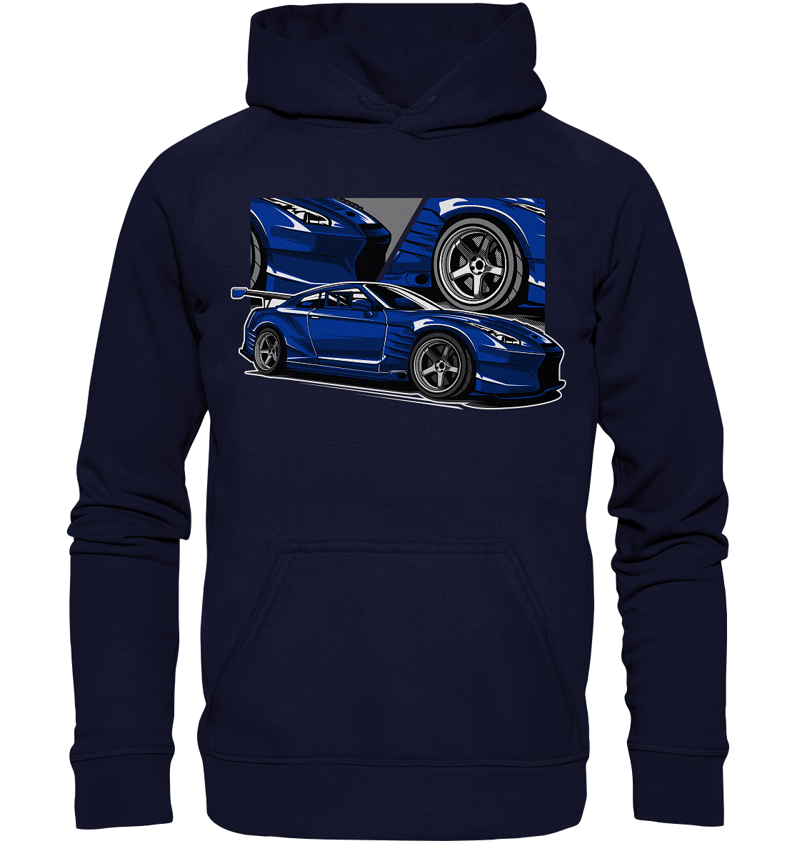 Nissan R35 GT-R Widebody - Basic Unisex Hoodie - MotoMerch.de