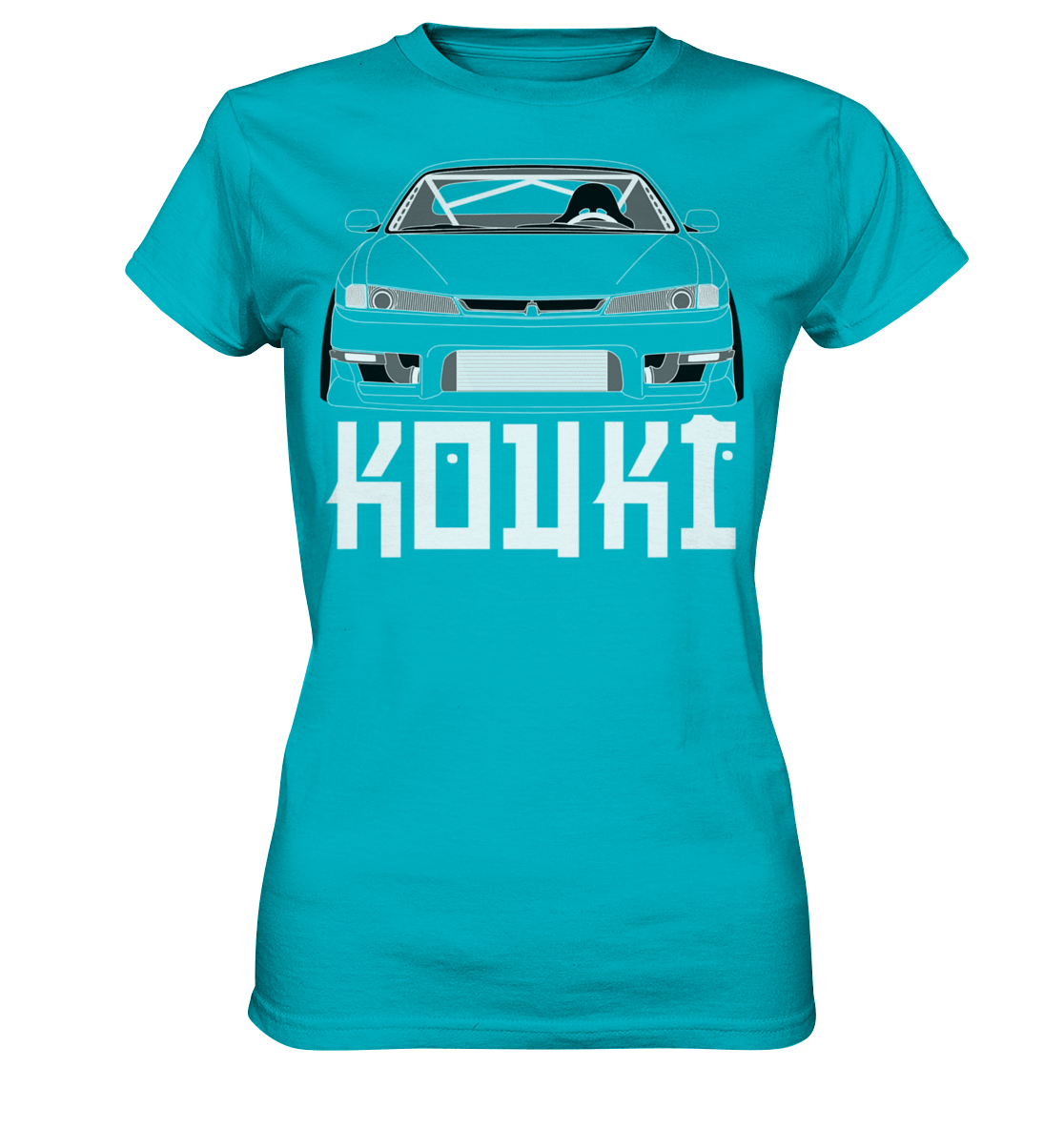 Nissan S14 Kouki Front - Ladies Premium Shirt - MotoMerch.de