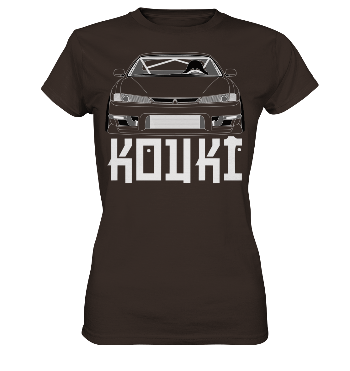 Nissan S14 Kouki Front - Ladies Premium Shirt - MotoMerch.de