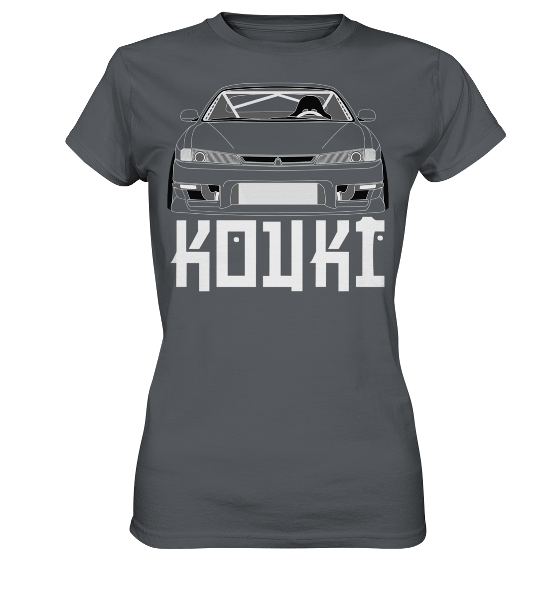 Nissan S14 Kouki Front - Ladies Premium Shirt - MotoMerch.de