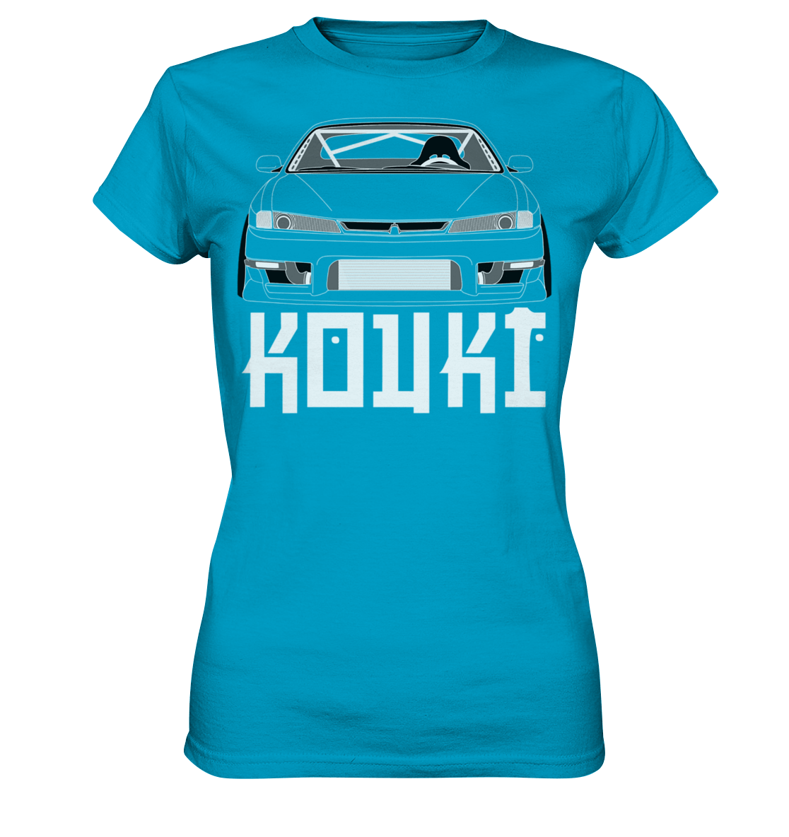 Nissan S14 Kouki Front - Ladies Premium Shirt - MotoMerch.de