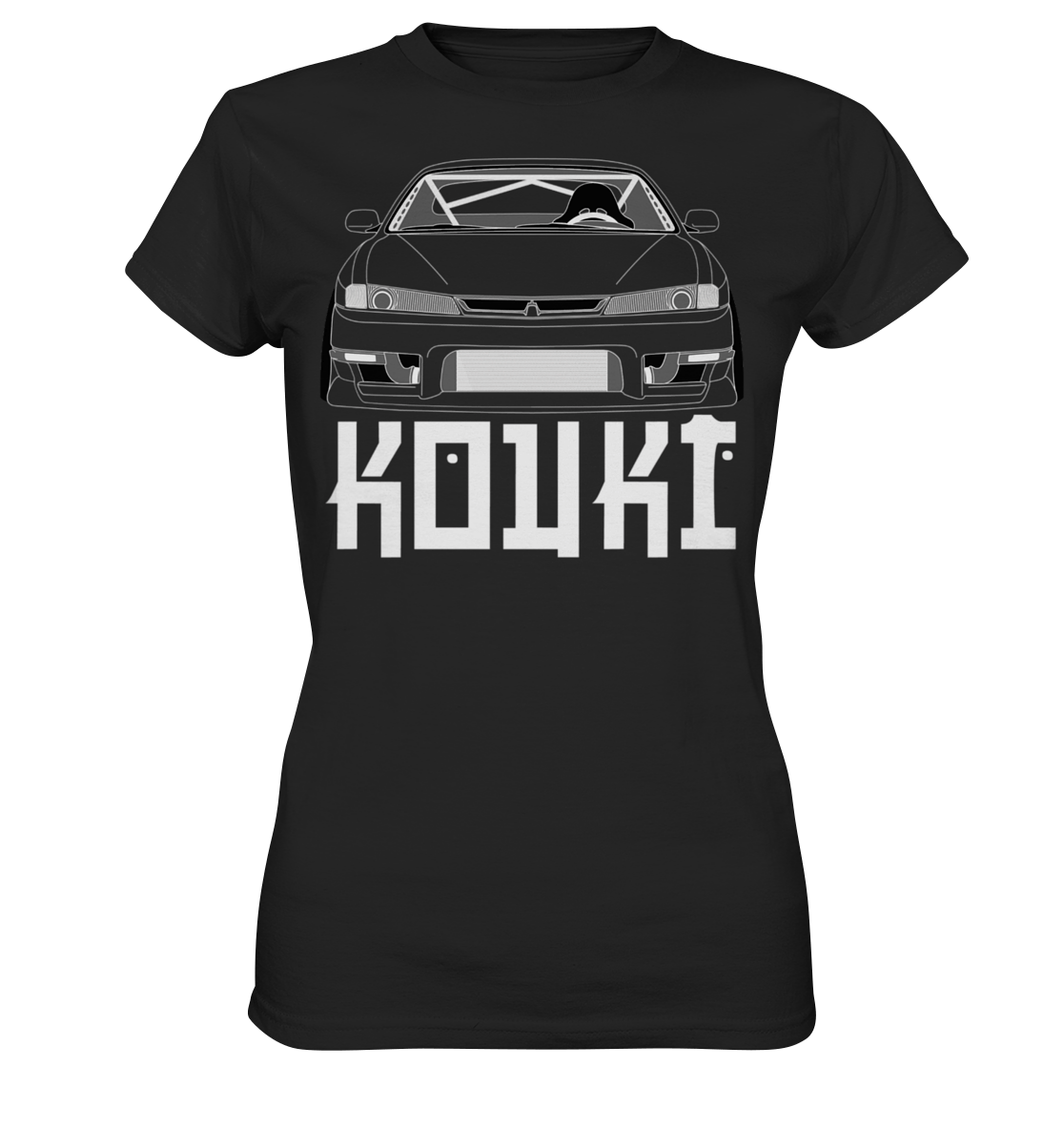 Nissan S14 Kouki Front - Ladies Premium Shirt - MotoMerch.de