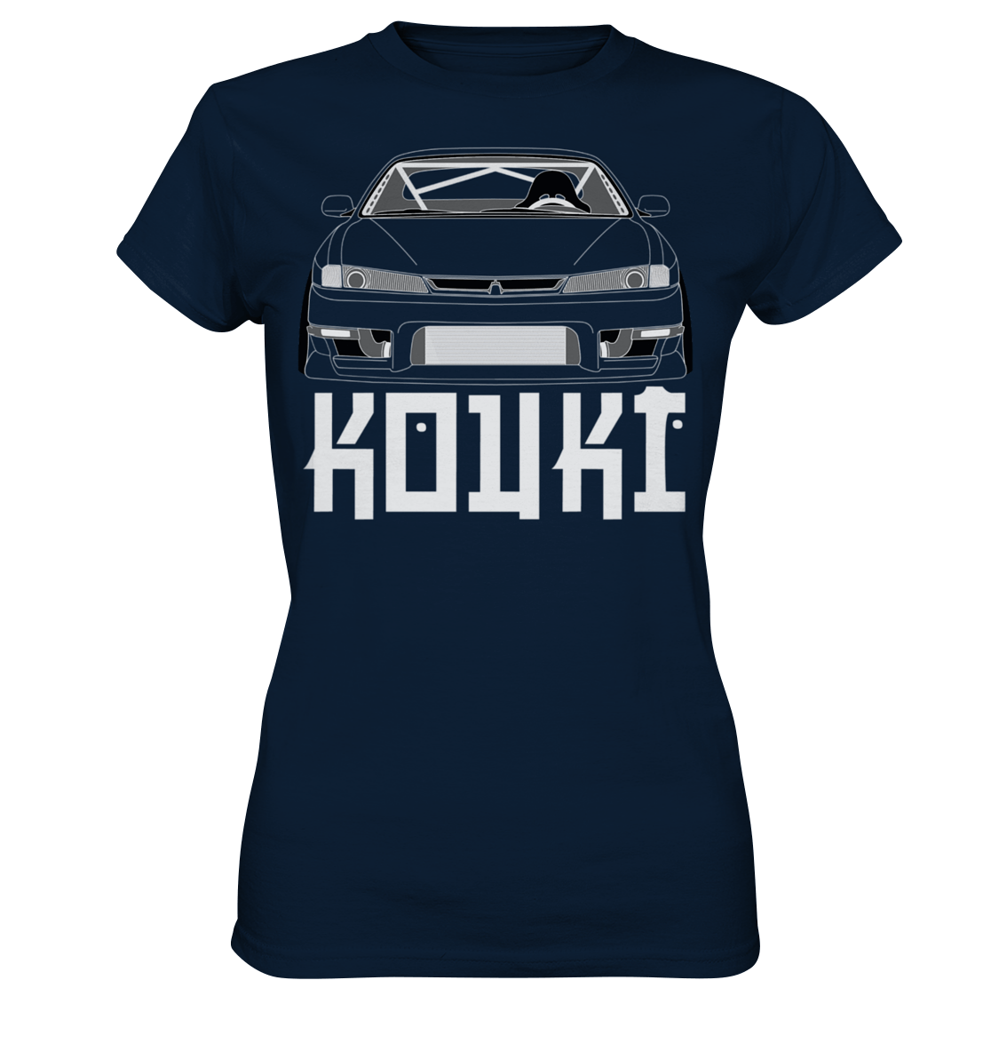 Nissan S14 Kouki Front - Ladies Premium Shirt - MotoMerch.de