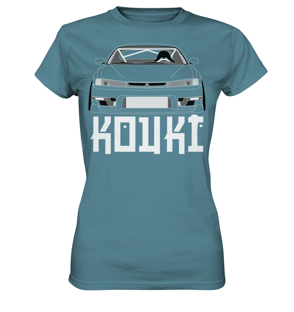 Nissan S14 Kouki Front - Ladies Premium Shirt - MotoMerch.de