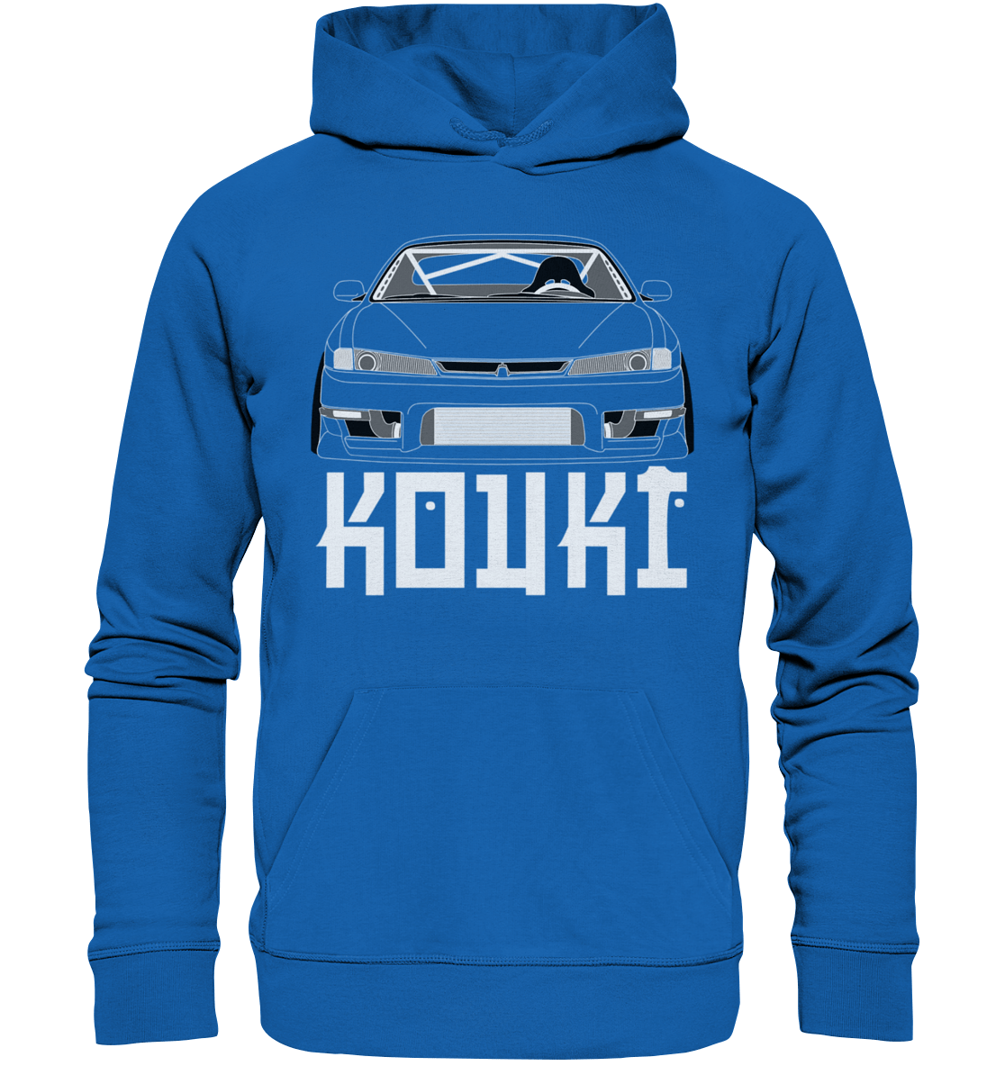Nissan S14 Kouki Front - Premium Unisex Hoodie - MotoMerch.de